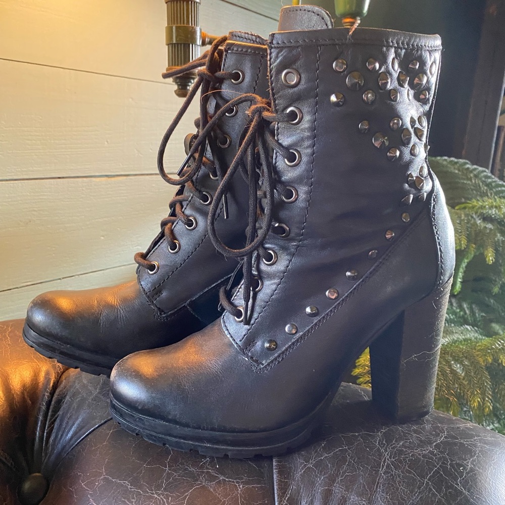 ALDO heeled studded boots